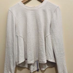 Madewell crew neck sweater (ribbed texture)